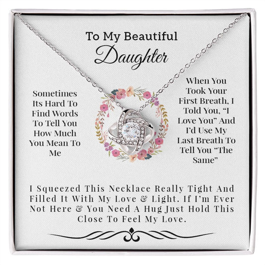 My Daughter | Love & Light - Love Knot Necklace